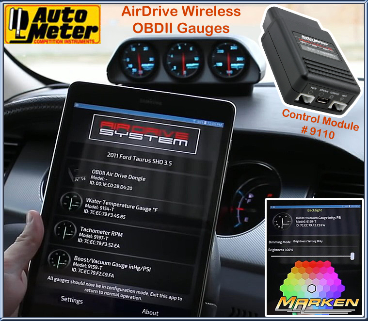 AutoMeter AirDrive Wireless Gauges Eliminates Wiring Mess
